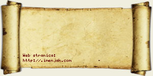 Jovana Čangalović vizit kartica